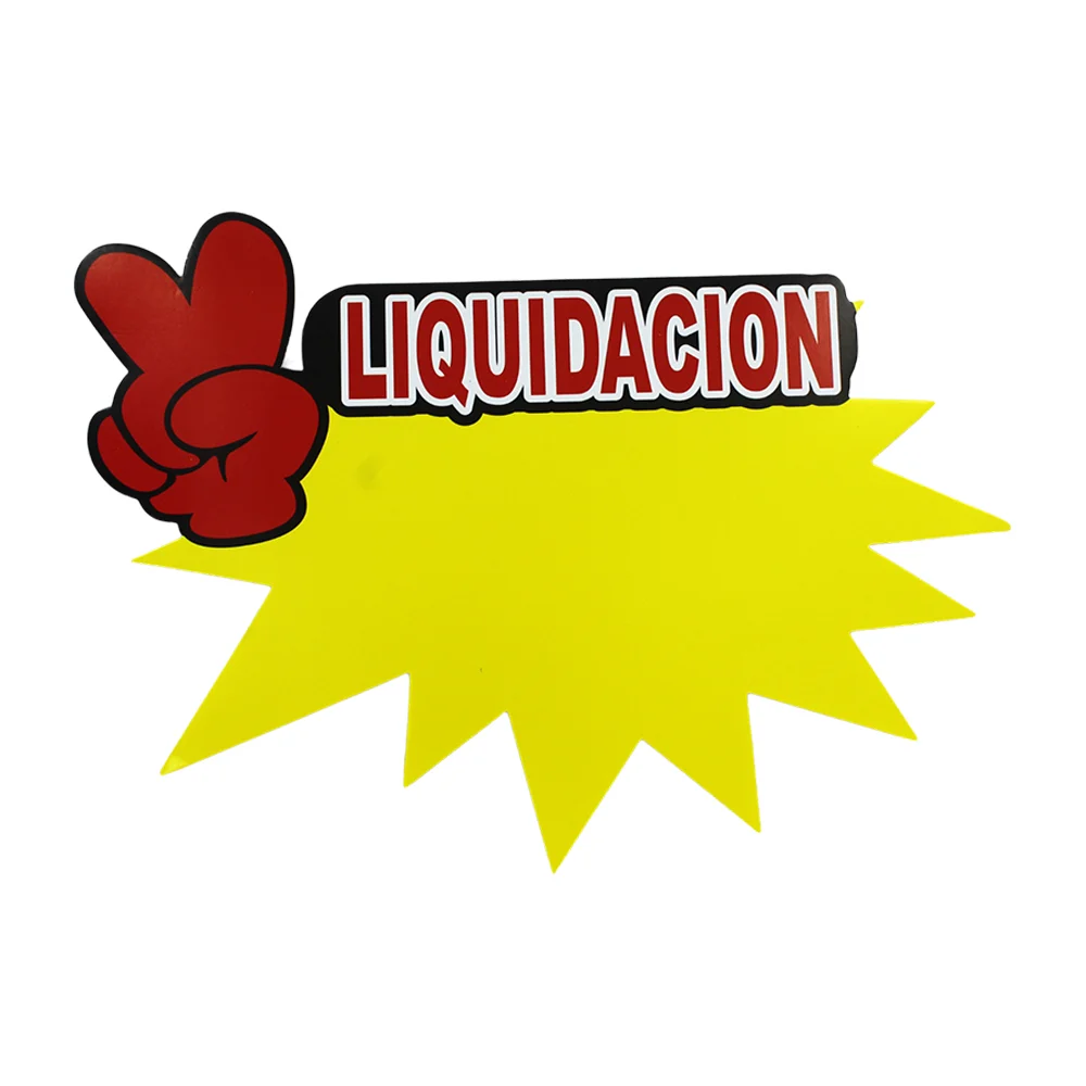 Paquete con 10 letreros llamativos pequeños de onomatopeya tipo estre…
