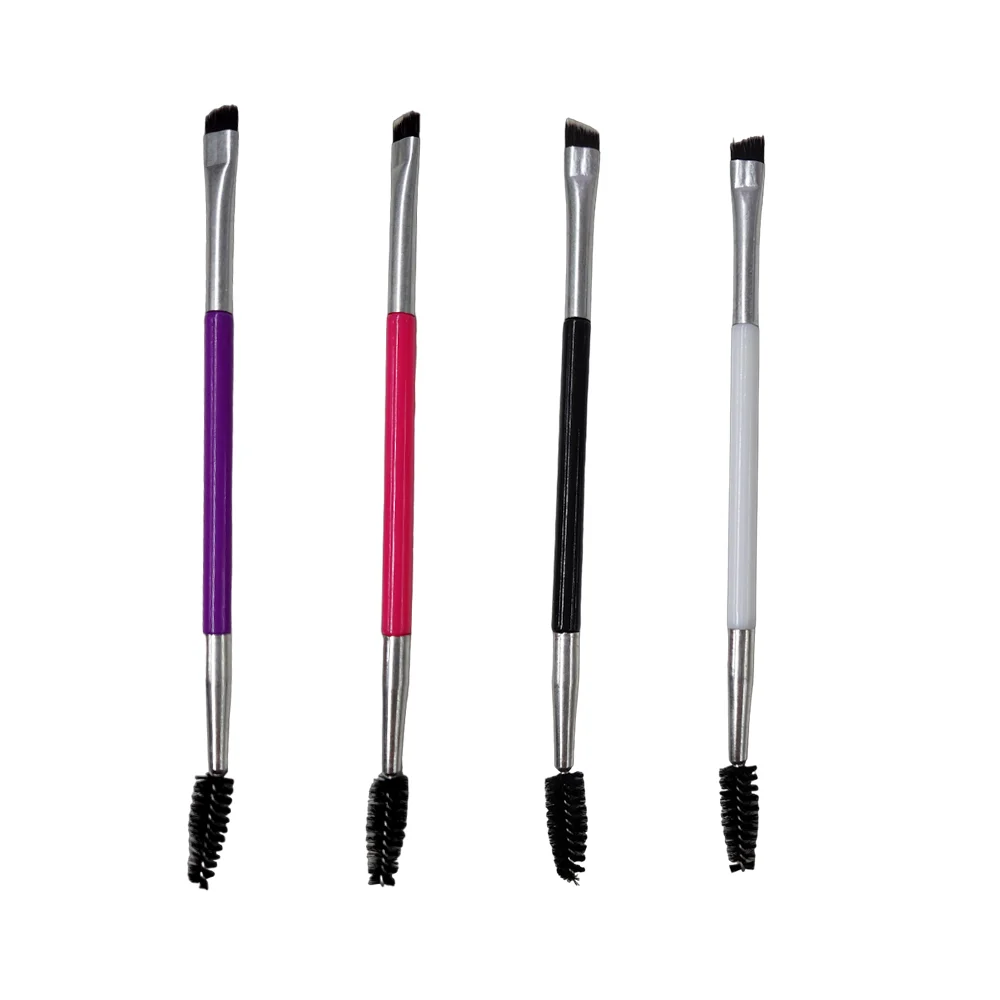 Brocha maxdona 2 en 1 con cepillo para ceja, variedad de colores / b0…