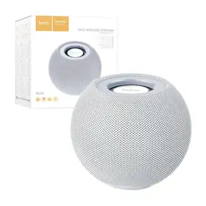 Bocina altavoz inalámbrica bluetooth portátil con forma esférica, rad…