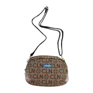 Bolsa de mano pequeña con 2 compartimientos + correa y estampado mono…