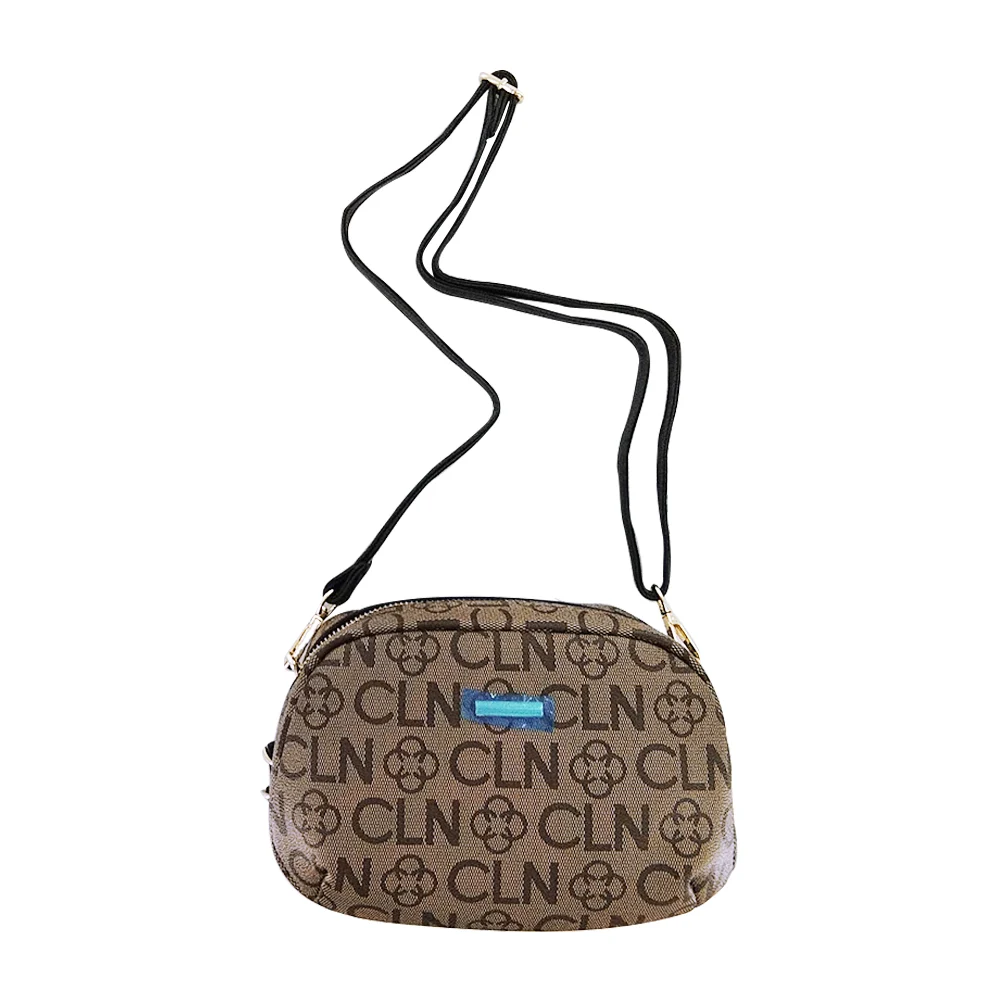 Bolsa de mano pequeña con 2 compartimientos + correa y estampado mono…