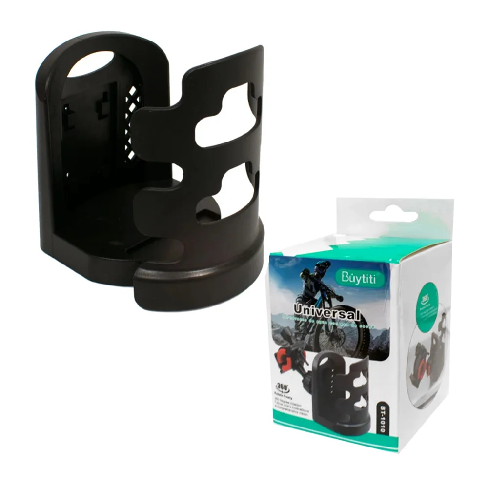 Soporte porta vasos universal para bicicleta con  rotación de 360 gra…