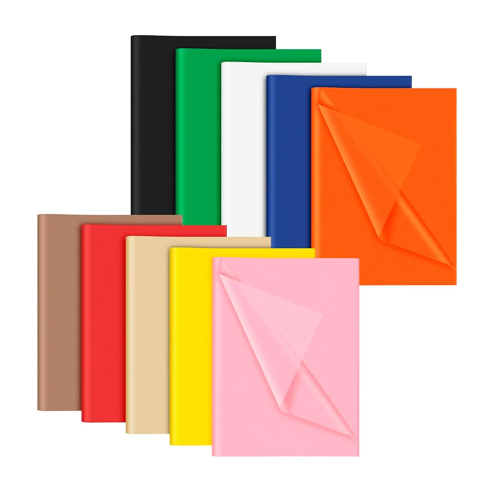 Paquete con 20 pliegos de papel coreano de colores lisos, variedad de…