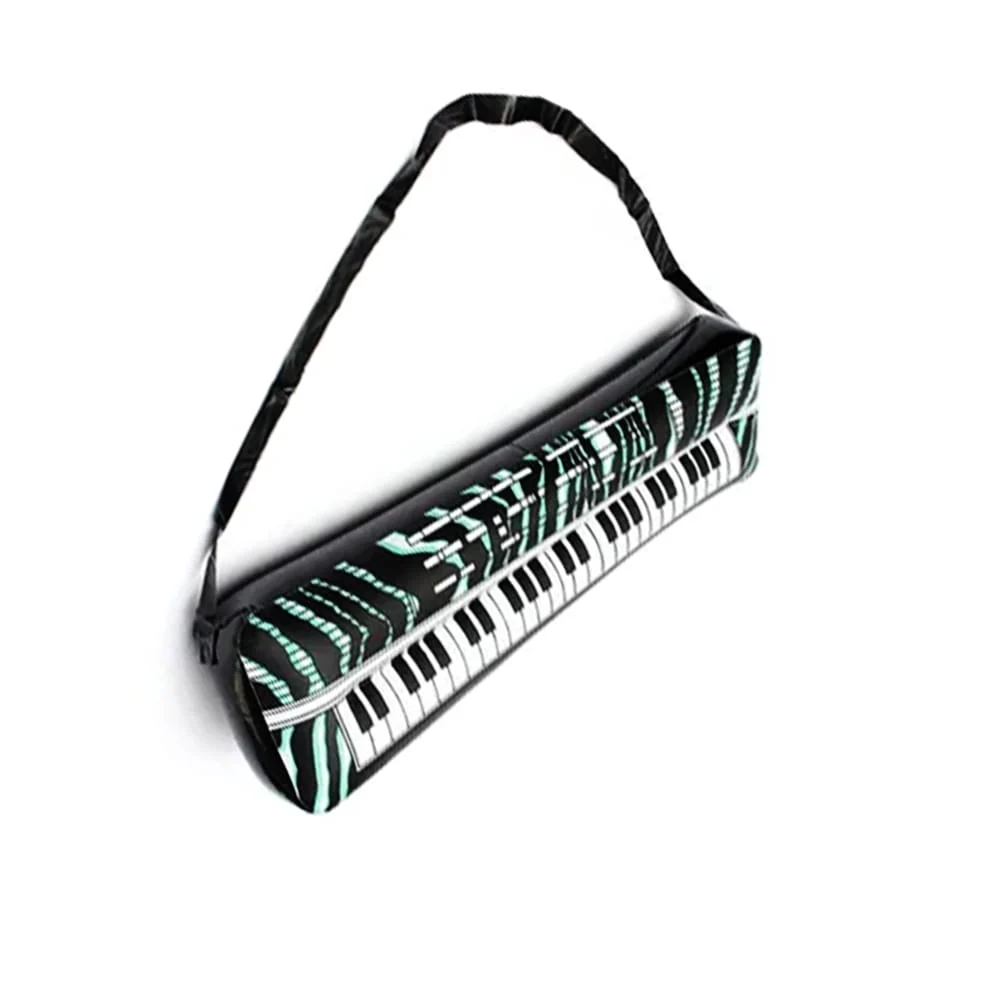 1pza inflable de látex en forma de piano de 24 pulgadas con correa / …