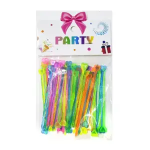 Paquete con 50 cake topper/parillos para fiesta de plástico en forma …