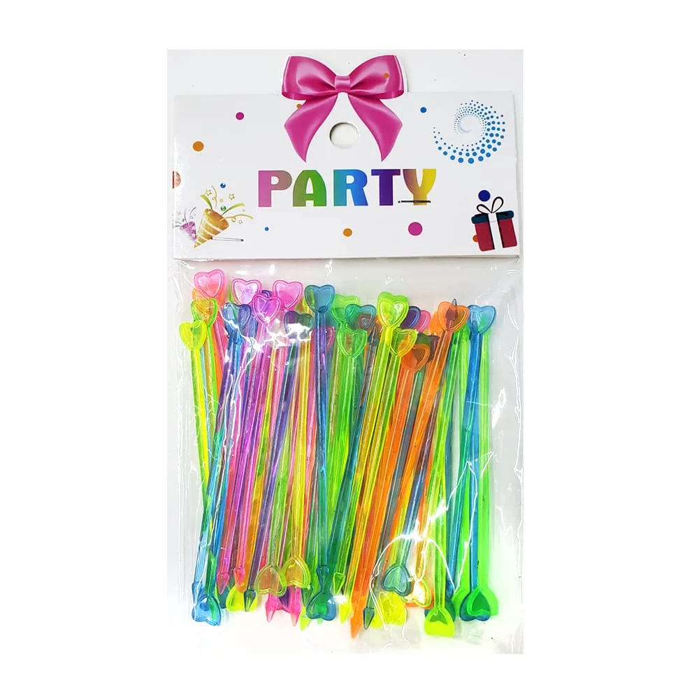 Paquete con 50 cake topper/parillos para fiesta de plástico en forma …