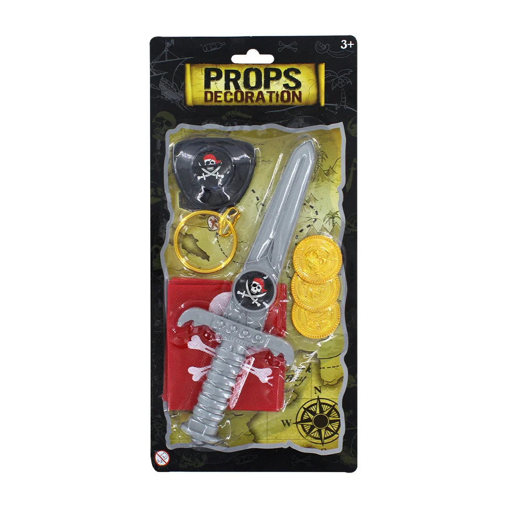Juego con espada y accesorios de plástico con temática pirata / props…