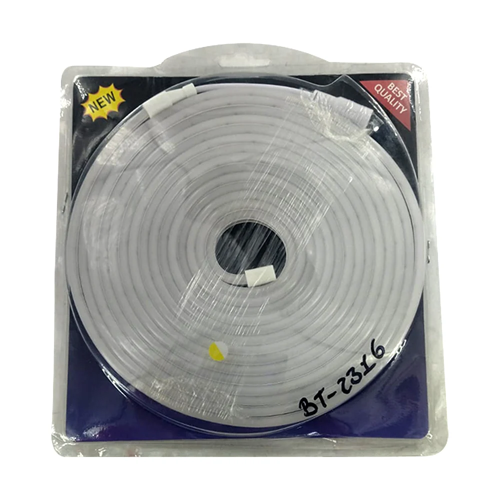 Tira led neón en tono cálido, 5m, 12vdc / best quality / bt-2316