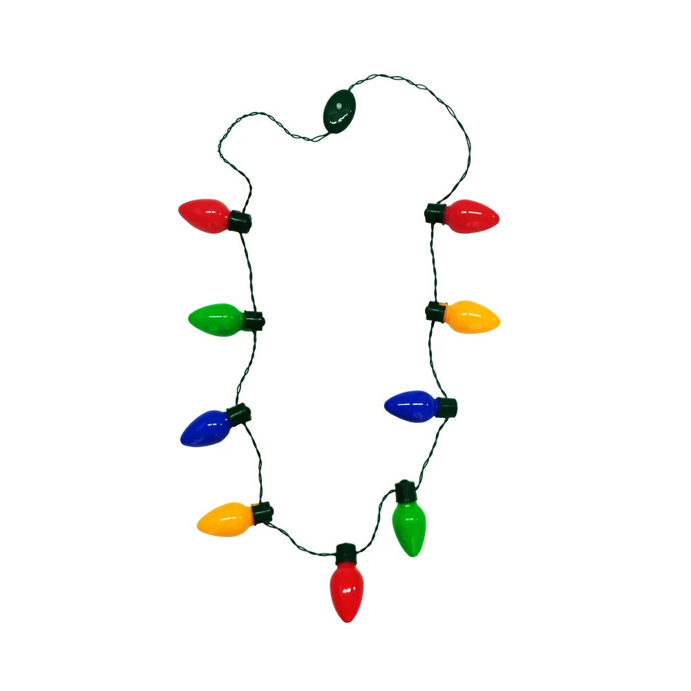 Collar con 9 mini focos led de diversos colores para temática navideñ…