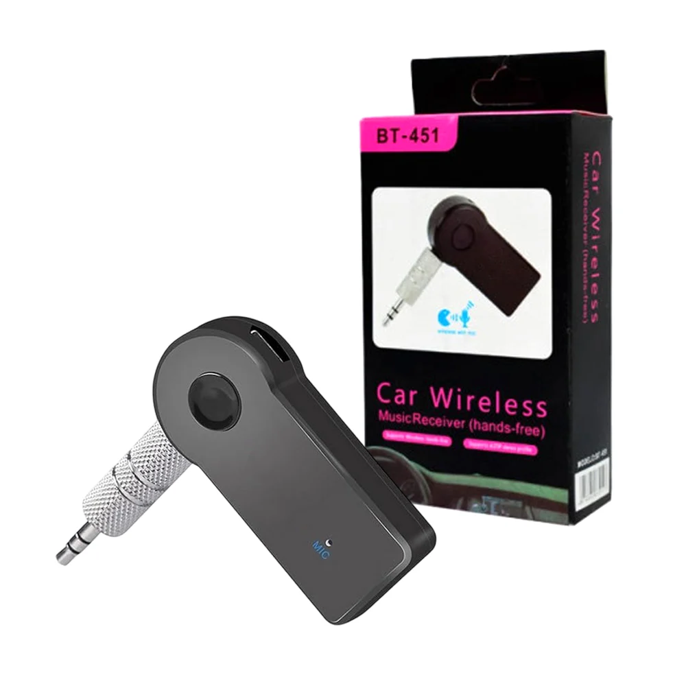 Receptor bluetooth para el carro, manos libres / car wireless / bt-45…