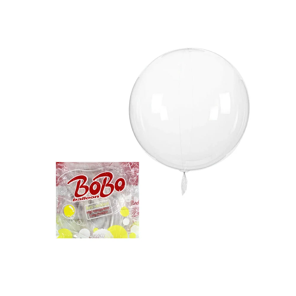 Paquete de 50 globos redondos transparentes con 9cm ancho / bt-552-9 …