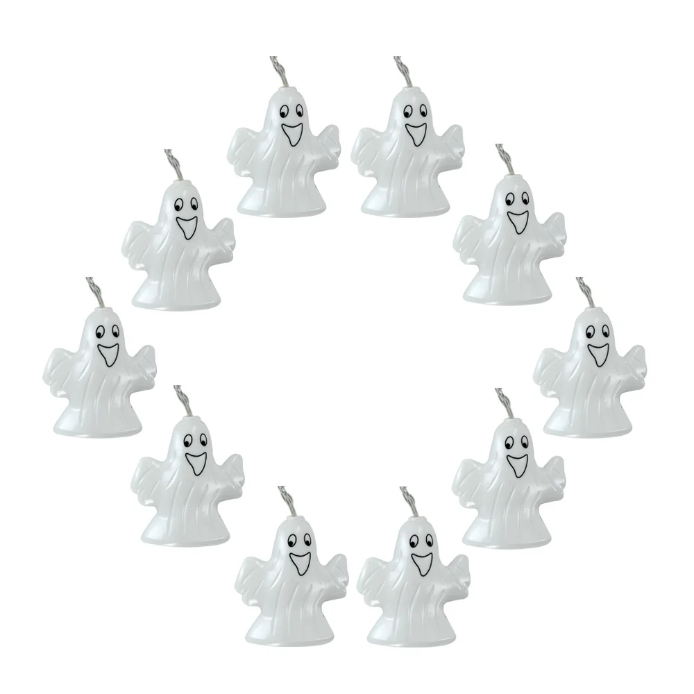 Serie guirnalda led de pila con diseño de fantasmas de plástico / bt-…