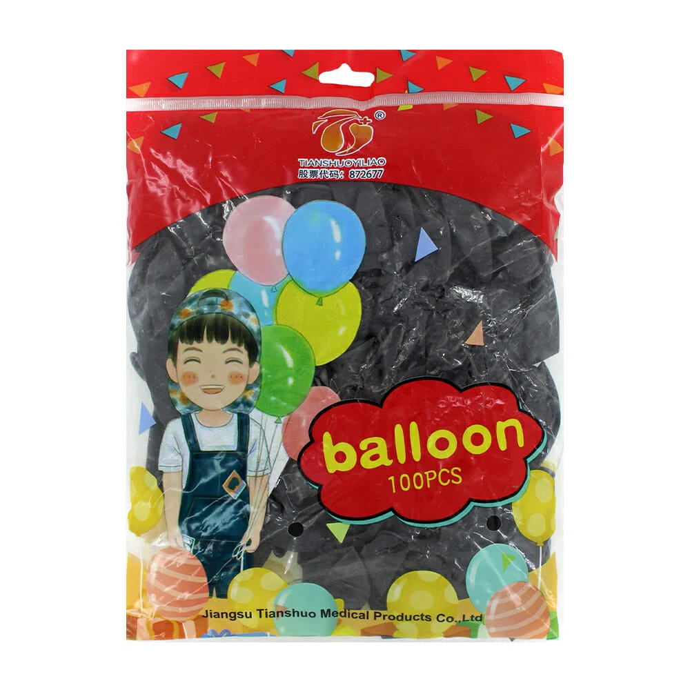Paquete con 100 globos balloon de látex, variedad de colores / bt-748-6 / 872677