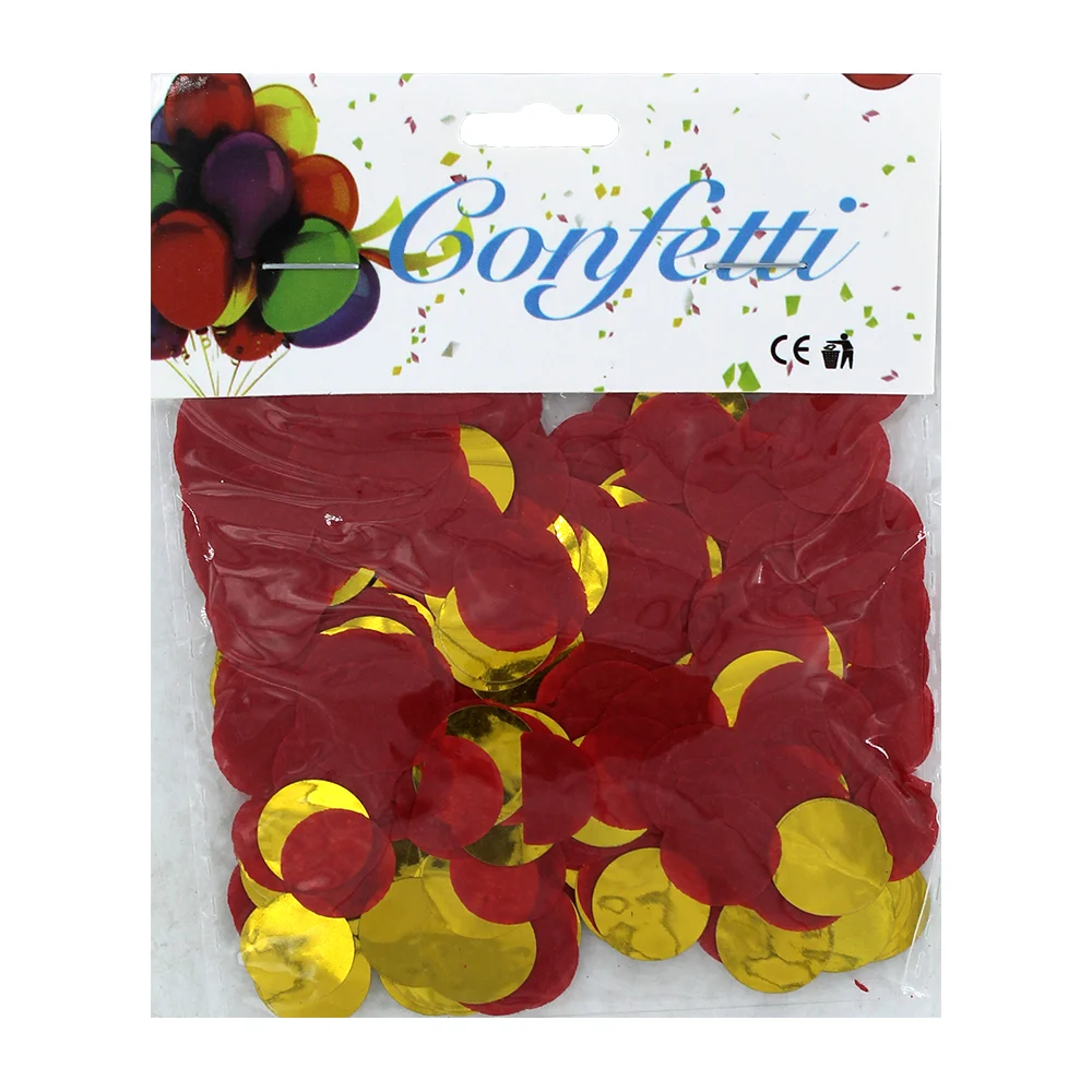 1pza Sobre confeti grande de papel y color dorado metálico confetti, …