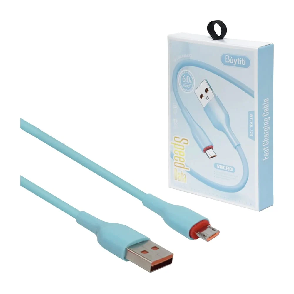 Cable con entrada tipo v8 micro de 1m para carga y transferencia de d…