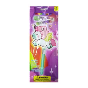 Barra de luz neón plegable glow pack con figura animada de 20.3cm, va…