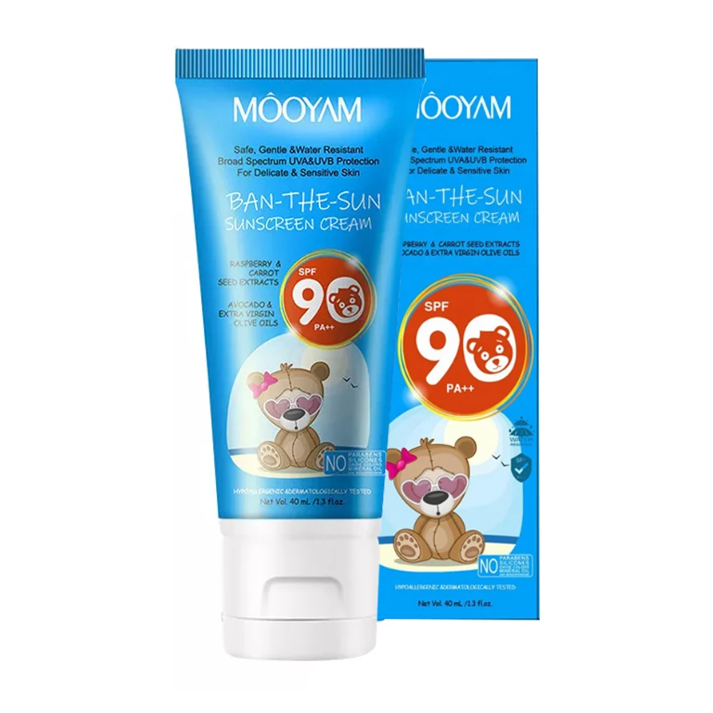 Protector solar en crema FPS 90, sin aroma, hipoalergénica, sin sensa…
