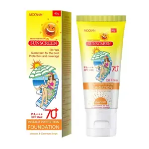 Protector solar en crema FPS 70, sin sensación grasosa. Pa +++, sin a…