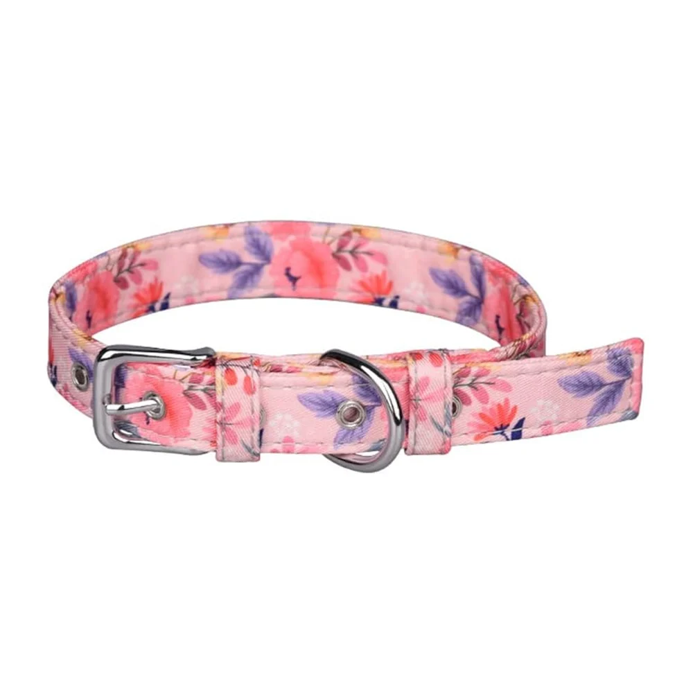 Collar para mascota de talla grande con diseño de flores, variedad de…