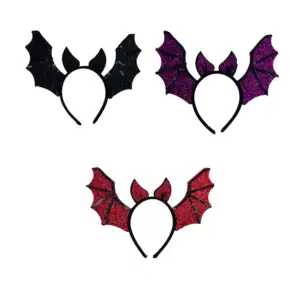 Diadema con forma de murciélago para disfraz, variedad de colores / b…