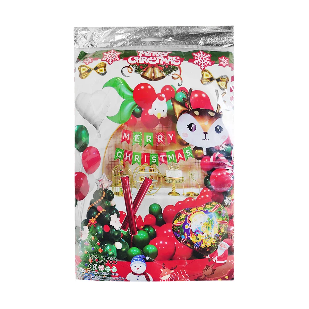 Set de globos para decoración navideña de diversos tamaños y modelos …