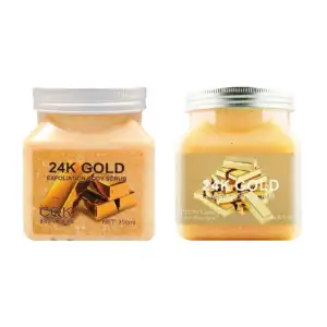 Exfoliante corporal cqk con extracto de oro 24k, 350ml / 24k gold / e…