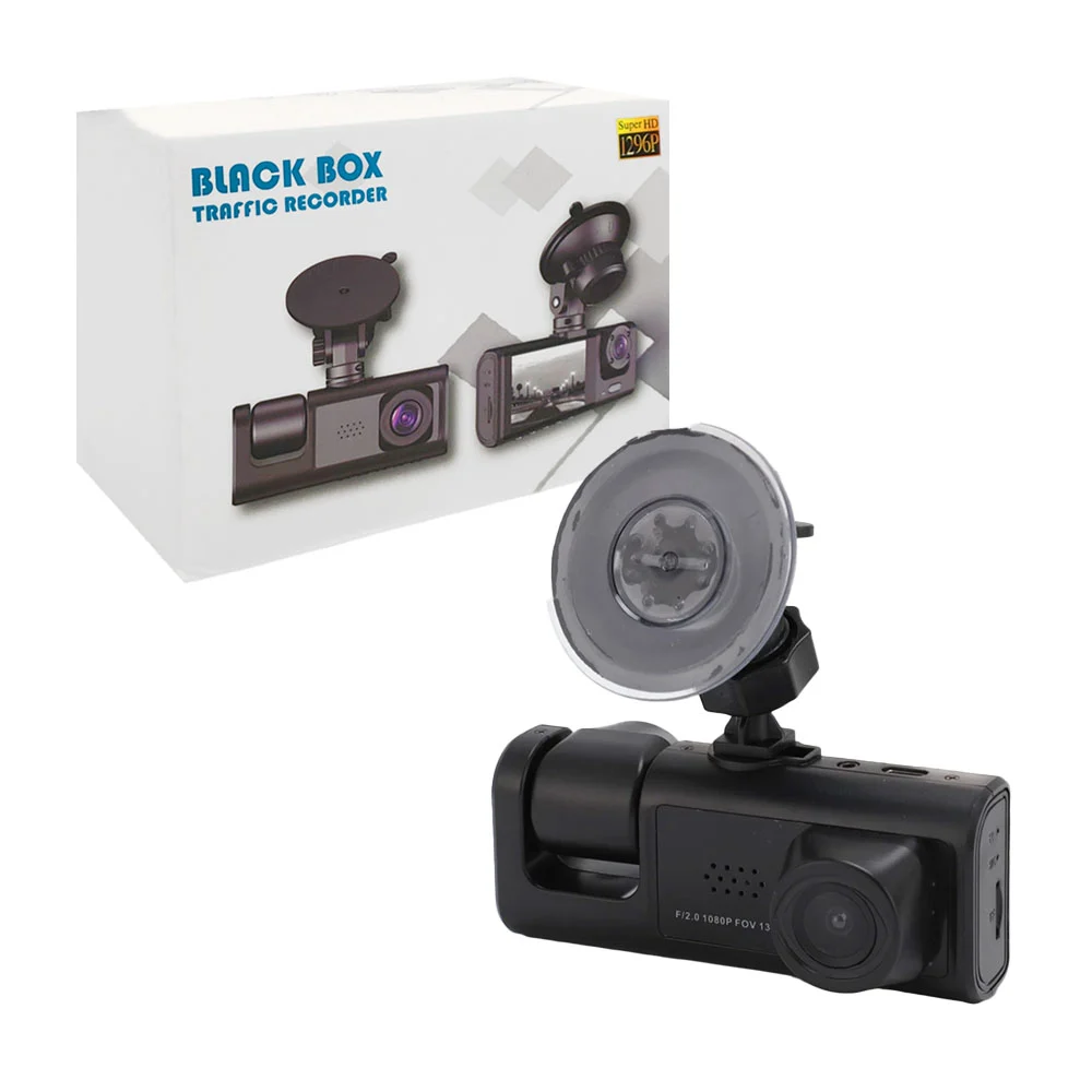 Kit de 3 cámaras montables para coche con display de 2 pulgadas, grab…