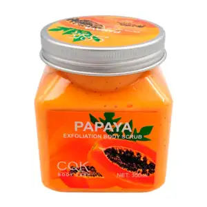 Crema exfoliante facial y corporal con extracto de papaya, 350ml / co…
