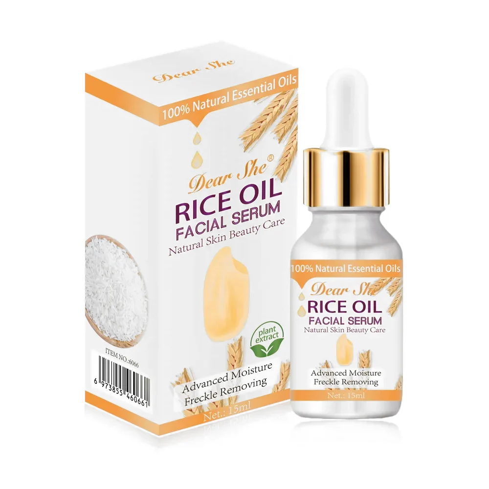 Suero facial hidratante dear she con aceite de arroz para el cuidado …