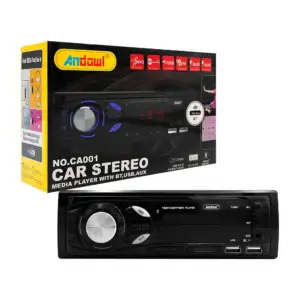 Estéreo / reproductor multimedia andowl con radio fm, bluetooth, puer…
