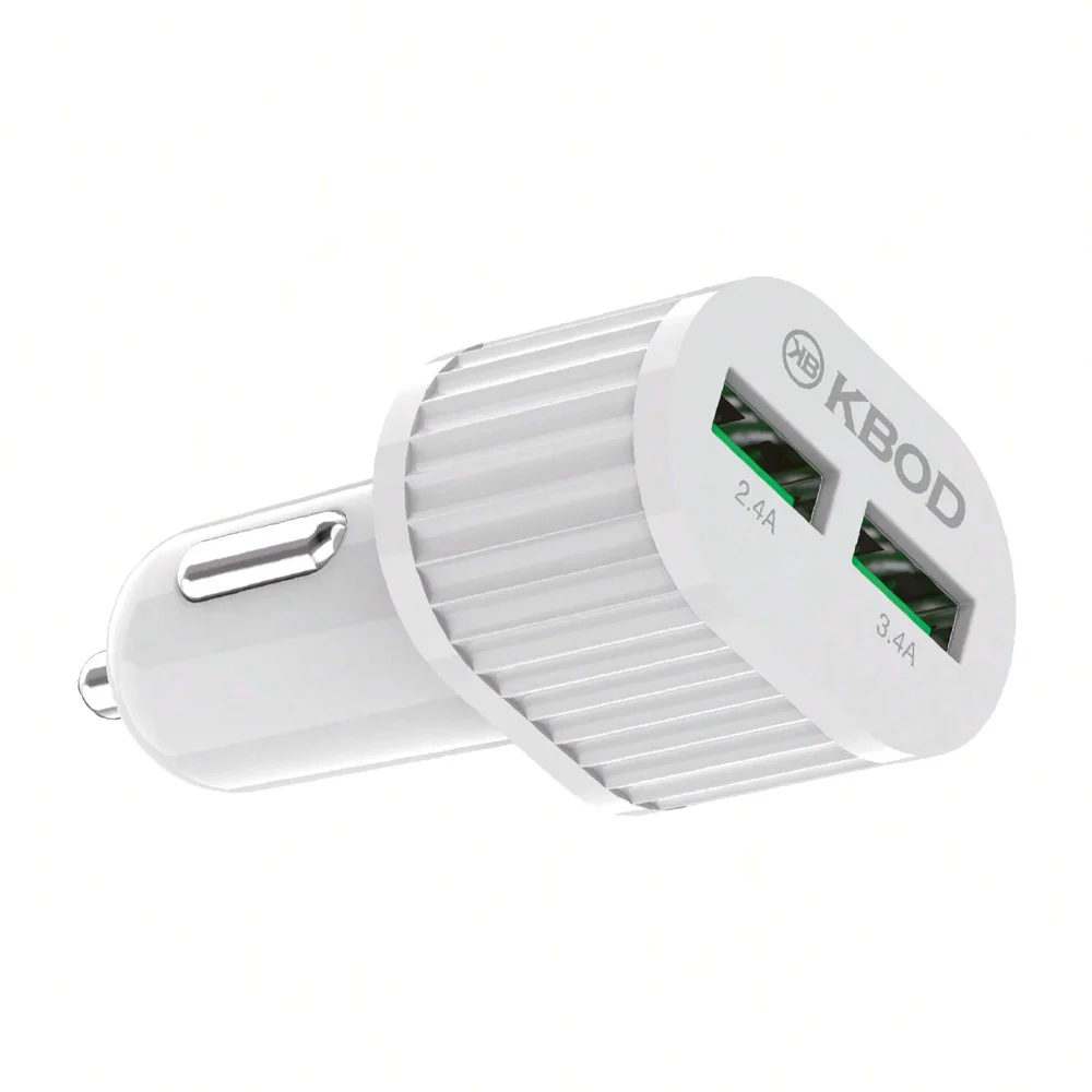 Plug-in cargador de celular para auto con 2 puertos usb, 2.4a-3.4a, 1…
