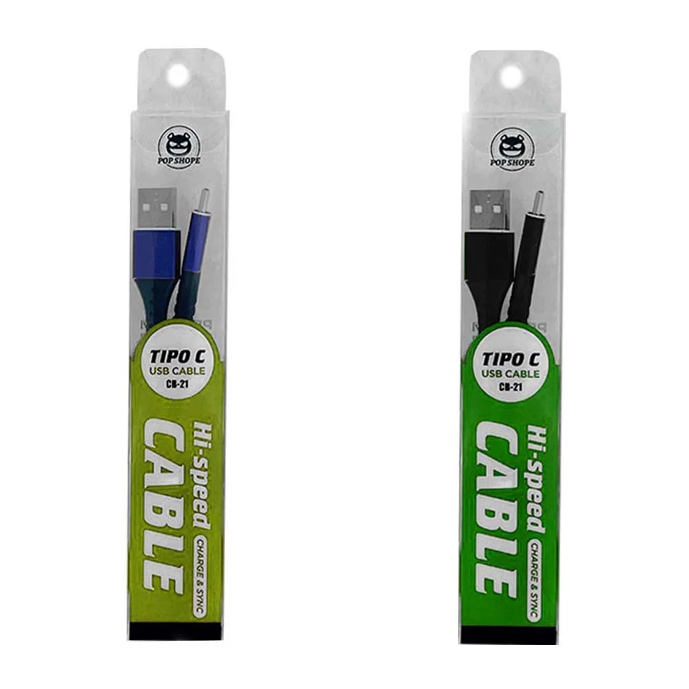 Cable de carga pop shope con entrada tipo-c a lightning, 1metro / cb-…