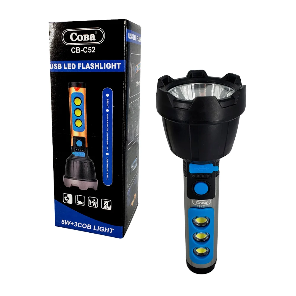 Linterna recargable portátil para camping con modos de luz, 5w / coba…