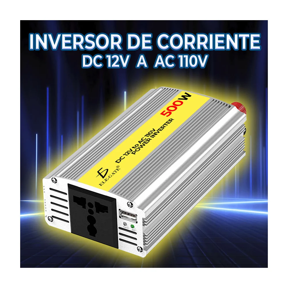 Inversor de corriente con cargador ups 12vdc / 110vac con potencia de…