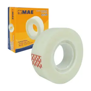 1pza Cinta adhesiva invisible mae, 19mm x 33 / ci-10
