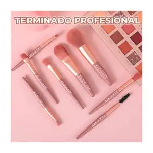 Juego de 8 brochas pequeñas aplicadoras de maquillaje, variedad de co…