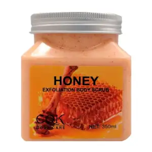 Exfoliante corporal cqk con extracto de miel, 350ml / honey / exfolia…