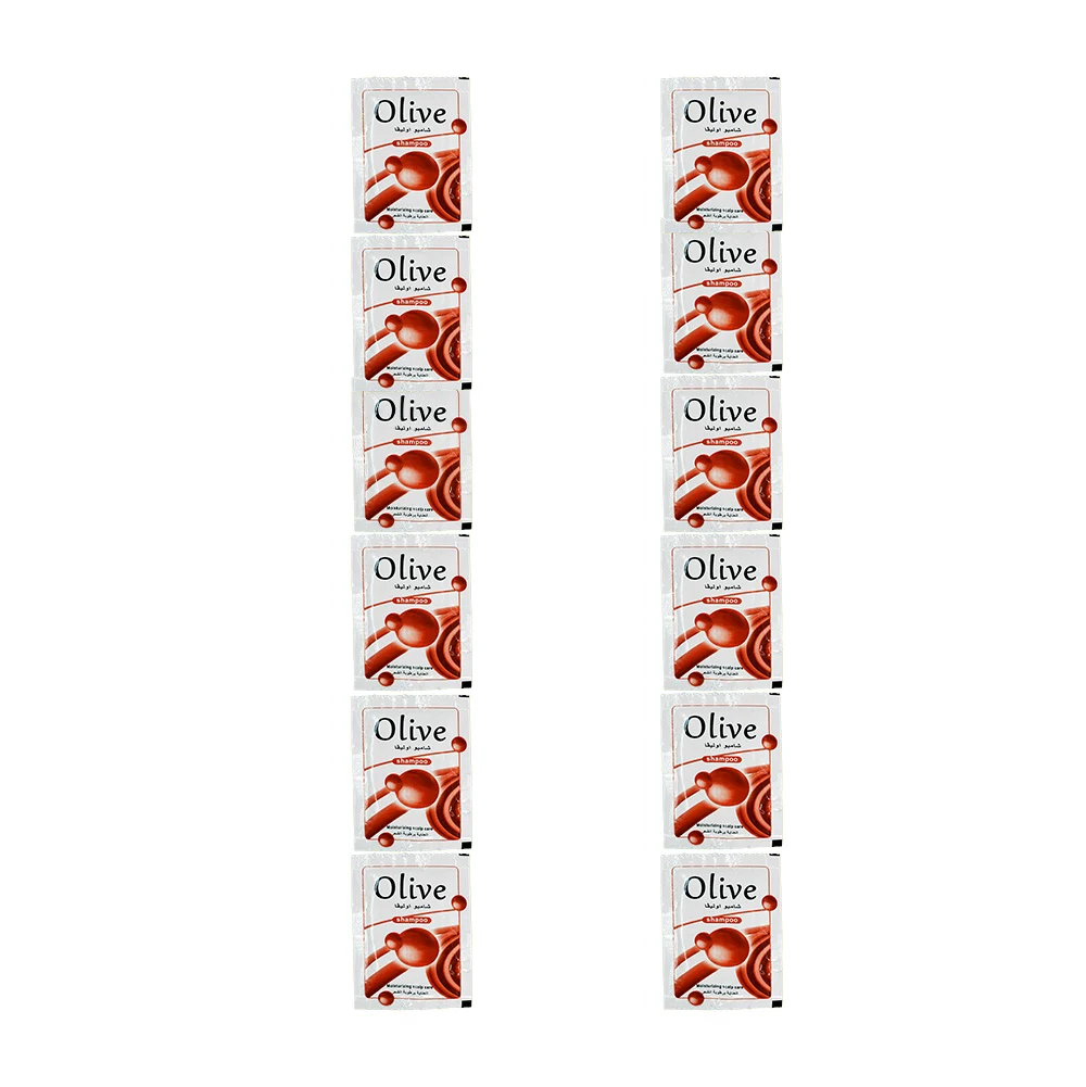 Tira con 12 sobres de 10ml con shampoo contra la caspa / olive / pary…