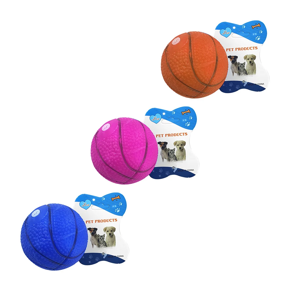 1pz Pelota de silicón con chifle chillón en forma balón de básquetbol…