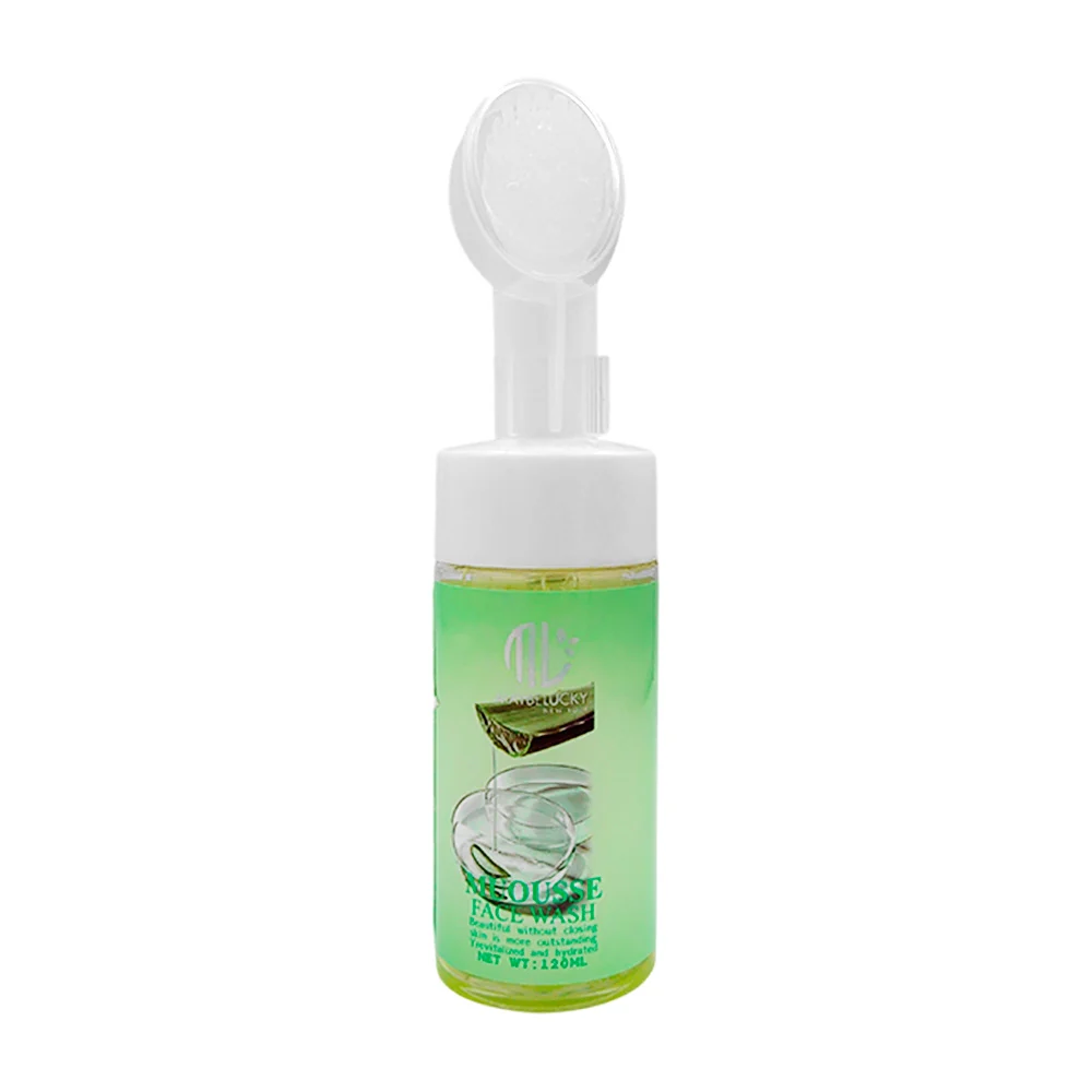 Mousse espuma facial limpiadora con extracto de aloe vera + cepillo l…