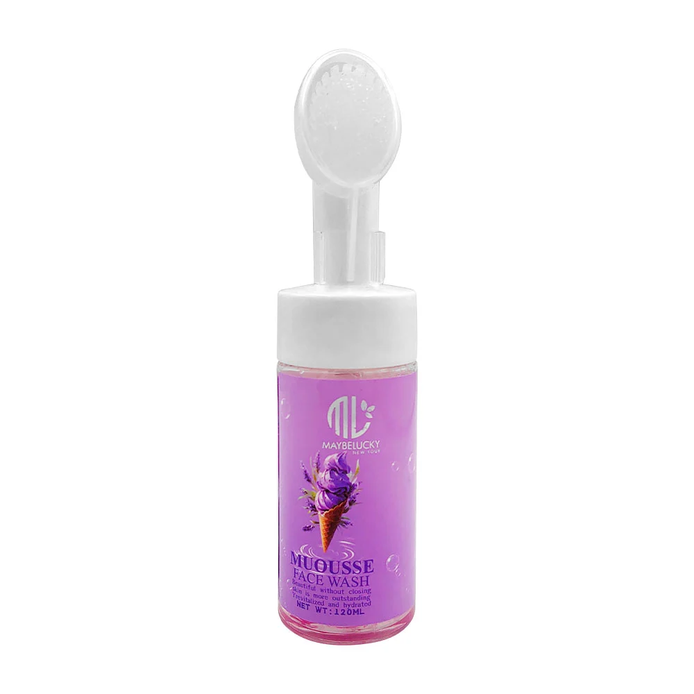 Mousse espuma facial limpiadora maybelucky con extracto de lavanda, 1…