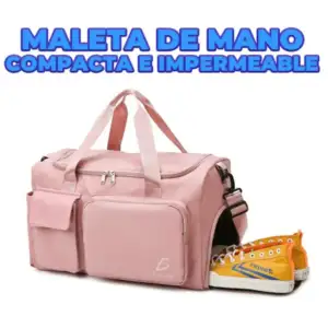 Bolsa maleta lisa impermeable ele-gate de 6 compartimentos para viaje…