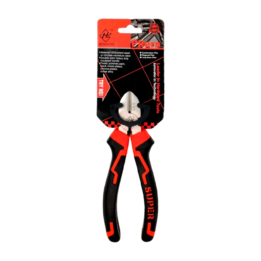 Alicate pinzas de corte henglite con mango de plástico / super cr-v /…
