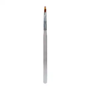 1pza Pincel para decoración de uñas con mango transparente adiamantad…