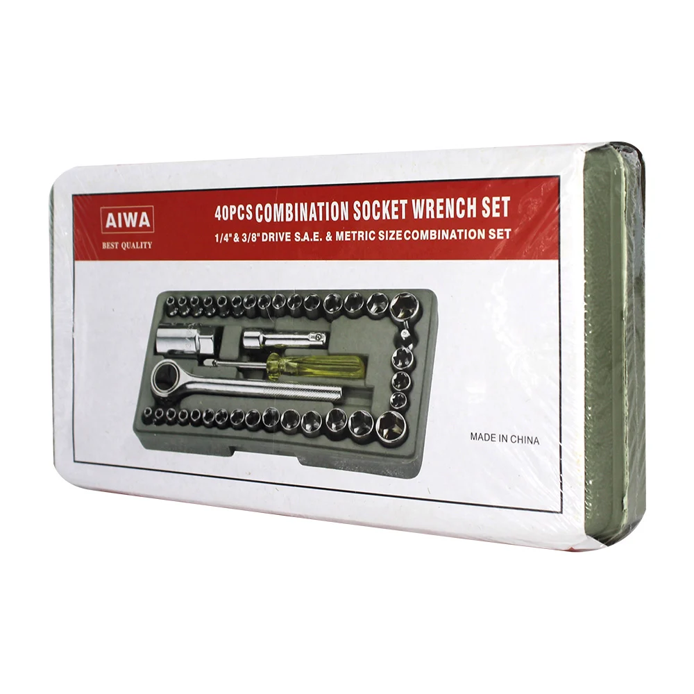 Estuche con 40 herramientas multifuncionales con desarmador, brocas y…