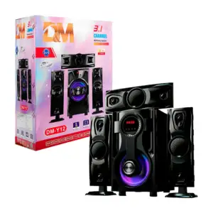 Equipo de sonido bluetooth con 3 amplificadores conexión auxiliar, us…