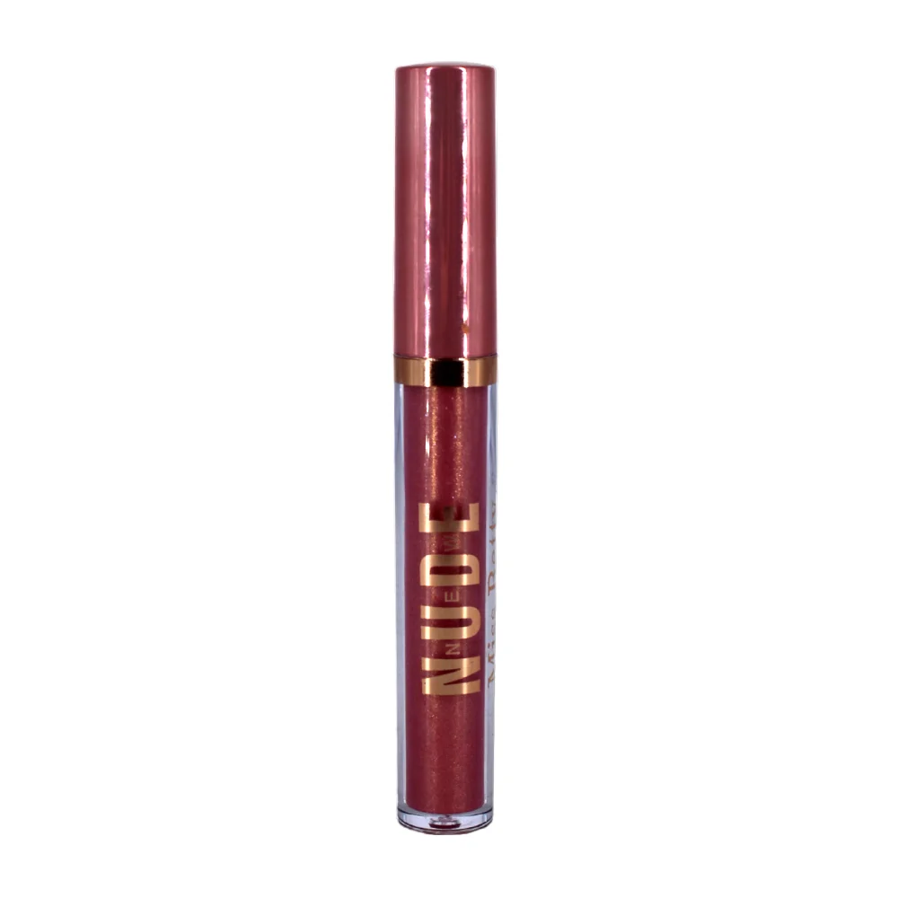 1pza Brillo labial con glitter, variedad de tonos / new nude miss betty