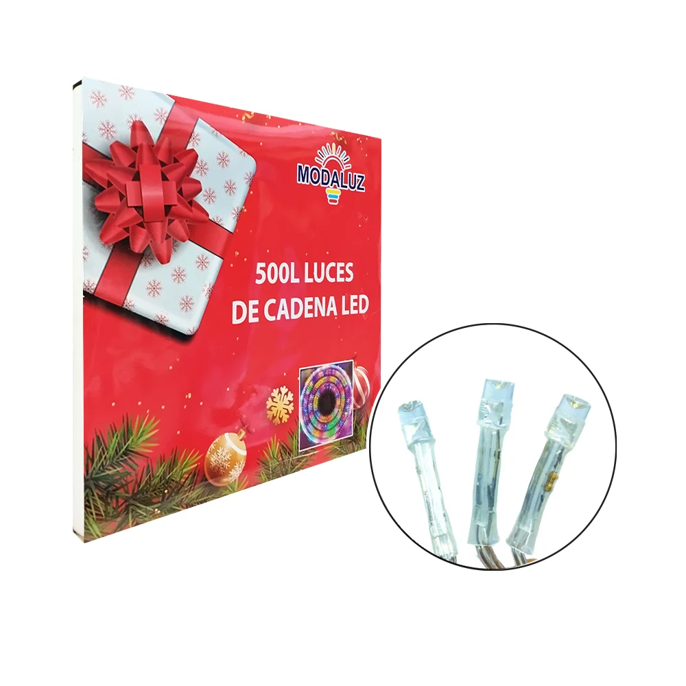Serie de 500l luces led de cadena lineal con luz rgb para decoración …