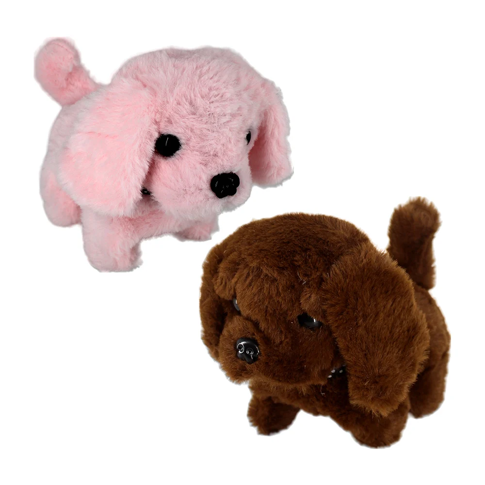 Juguete de peluche en forma de perro pequeño con movimiento 14cm, var…