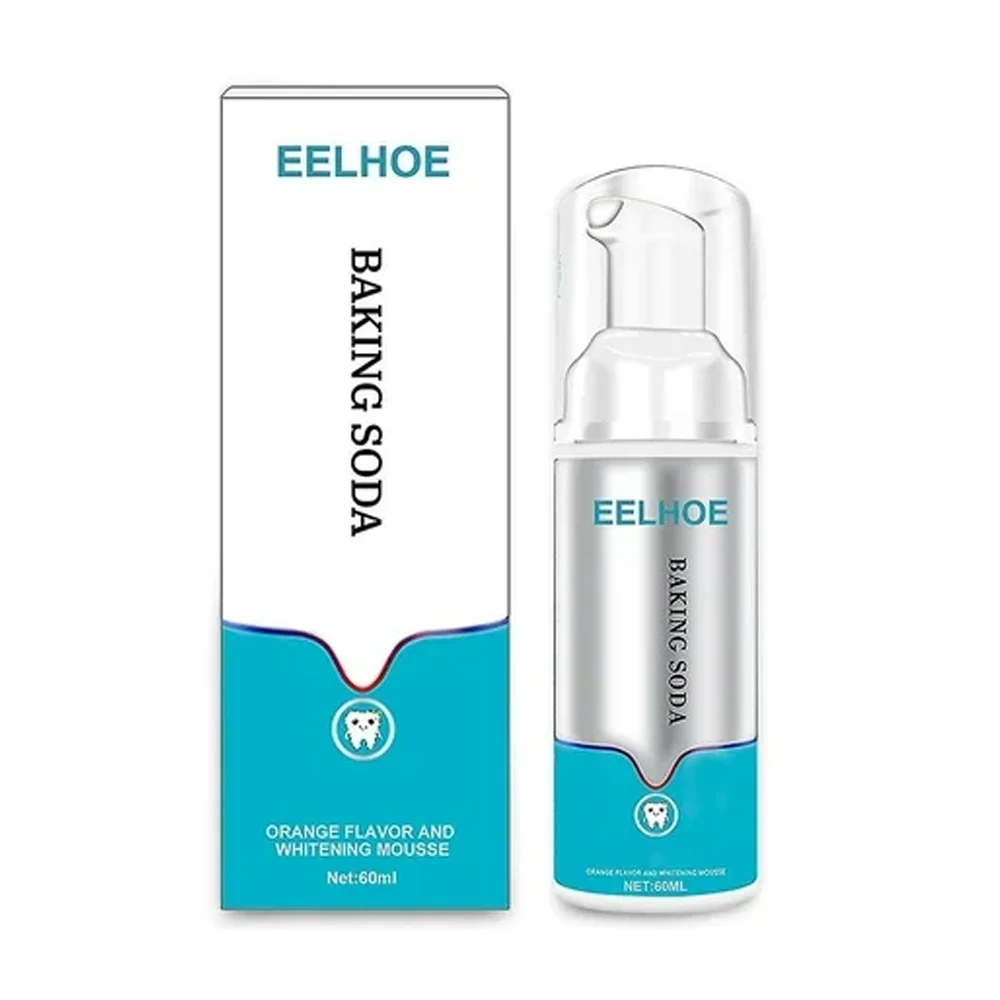 Mousse espuma dental blanqueadora con sabor a naranja, 60ml / baking …